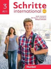 Schritte International Neu 3 AB A2.1 HUEBER. Autor: Silke Hilpert, Daniela Niebisch, Sylvette Penning-Hiemstra. Dadada.pl Okładka książki Schritte International Neu 3 AB A2.1 HUEBER