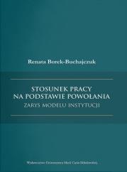 Okładka książki Stosunek pracy na podstawie powołania