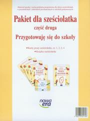 Okładka książki Sześciolatek cz.2 PAKIET Przygotowuję się do.. NE