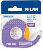 Opakowanie Taśma samoprzylepna z dyspenserem 19mm x 33m MILAN