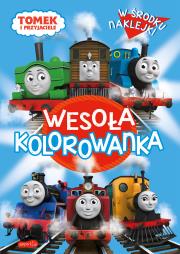 Tomek i przyjaciele. Wesoła kolorowanka. Autor: Opracowanie zbiorowe. Dadada.pl Okładka książki Tomek i przyjaciele. Wesoła kolorowanka