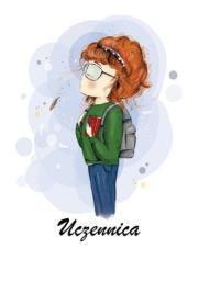 Uczennica. Autor: Małgorzata Szafrańska. Dadada.pl Okładka książki Uczennica