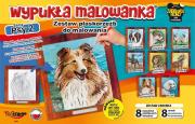 Opakowanie Wypukła malowanka - Psy Seria 2 Zestaw 8 wzorów