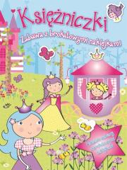 Okładka książki Zabawa z brokatowymi naklejkami - Księżniczki