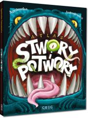 Atlas - stwory i potwory. Autor: Antosiewicz Agnieszka. Dadada.pl Okładka książki Atlas - stwory i potwory