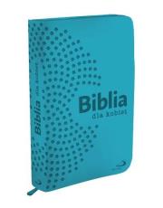 Okładka książki Biblia dla kobiet turkusowa (etui z zamkiem)