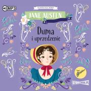 CD MP3 Duma i uprzedzenie. Autor: Jane Austen. Dadada.pl Okładka książki CD MP3 Duma i uprzedzenie