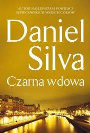 Czarna wdowa. Autor: Silva Daniel. Dadada.pl Okładka książki Czarna wdowa