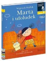 Czytam sobie - Marta i ufoludek. Poziom 1. Autor: Wojciech Widłak. Dadada.pl Okładka książki Czytam sobie - Marta i ufoludek. Poziom 1