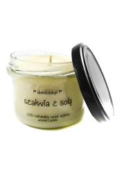 Zdjęcie produktu Domkove Sojowa świeca szałwia z solą 165g