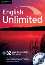 English Unlimited Upper-Int SB +e-Portf. CAMBRIDGE. Autor: Tilbury Alex, Hendra Leslie Anne. Dadada.pl Okładka książki English Unlimited Upper-Int SB +e-Portf. CAMBRIDGE