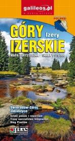 Okładka książki Góry Izerskie. Mapa turystyczna, 1:25 000