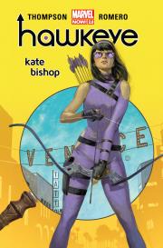 Hawkeye. Kate Bishop. Autor: Kelly Thompson. Dadada.pl Okładka książki Hawkeye. Kate Bishop
