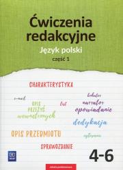 J.Polski SP 4-6 Ćwiczenia redakcyjne cz.1 WSiP. Autor: Beata Surdej, Andrzej Surdej. Dadada.pl Okładka książki J.Polski SP 4-6 Ćwiczenia redakcyjne cz.1 WSiP
