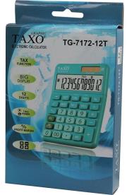 Opakowanie Kalkulator na biurko 12 pozycji turkusowy