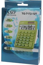 Opakowanie Kalkulator na biurko 12 pozycji zielony