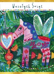 Opakowanie Karnet B6 Boże Narodzenie Konik