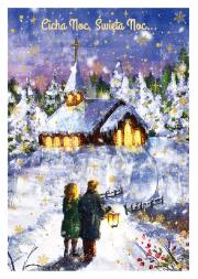 Opakowanie Karnet B6 Boże Narodzenie Kościółek