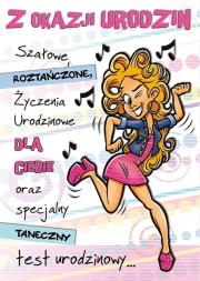 Opakowanie Karnet Comic B6 + koperta wzór nr 12 Urodziny