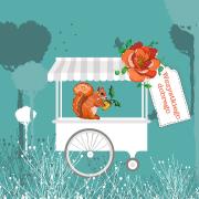 Opakowanie Karnet Swarovski kwadrat CL3403 Wszystkiego dobreg