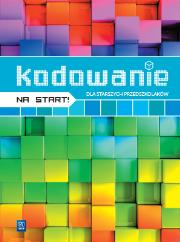 Kodowanie na start! dla starszych przedszkolaków. Autor: Opracowanie zbiorowe. Dadada.pl Okładka książki Kodowanie na start! dla starszych przedszkolaków