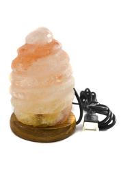 Zdjęcie produktu Lampa solna himalajska na USB mała spirala różowa