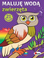 Maluję wodą, zwierzęta (wydanie 2020). Autor: Opracowanie zbiorowe. Dadada.pl Okładka książki Maluję wodą, zwierzęta (wydanie 2020)