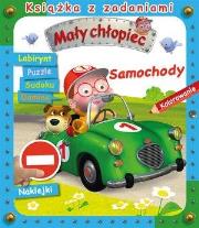 Okładka książki Mały chłopiec. Książka z zadaniami. Samochody