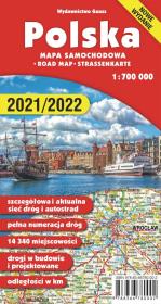 Mapa Polska 700 000 wyd. 4. Autor: Opracowanie zbiorowe. Dadada.pl Okładka książki Mapa Polska 700 000 wyd. 4