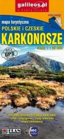 Okładka książki Mapa tur. - Polskie i Czeskie Karkonosze 1:25 000