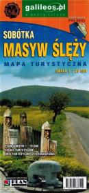 Mapa turystyczna. Masyw Ślęży, Sobótka 1:25 000. Autor: Opracowanie zbiorowe. Dadada.pl Okładka książki Mapa turystyczna. Masyw Ślęży, Sobótka 1:25 000
