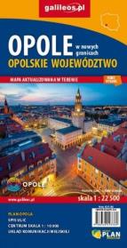 Mapa - Woj. opolskie/Opole 1: 22 500. Autor: Opracowanie zbiorowe. Dadada.pl Okładka książki Mapa - Woj. opolskie/Opole 1: 22 500