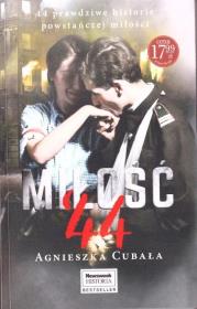 Miłość '44. Autor: Agnieszka Cubała. Dadada.pl Okładka książki Miłość '44