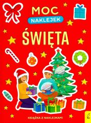 Okładka książki Moc naklejek. święta