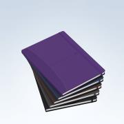 Okładka książki Notatnik Oxford Signature B5 80k kratka ciemne kolory