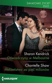 Oświadczyny w Melbourne. Autor: Kendrick Sharon. Dadada.pl Okładka książki Oświadczyny w Melbourne