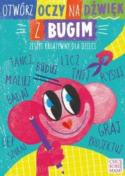 Otwórz oczy na dźwięki z Bugim. Autor:   Praca zbiorowa. Dadada.pl Okładka książki Otwórz oczy na dźwięki z Bugim
