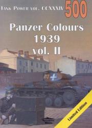 Panzer Colours 1939 vol. II. Tank Power 500. Autor: Janusz Ledwoch. Dadada.pl Okładka książki Panzer Colours 1939 vol. II. Tank Power 500
