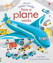 Peep Inside How a Plane Works. Autor: Lara Bryan. Dadada.pl Okładka książki Peep Inside How a Plane Works