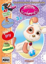Okładka książki Pieski. Słodkie kolorki