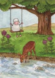 Okładka książki Pocztówka z kolorowanką - Dusza moja pragnie