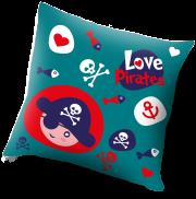 Opakowanie Poduszka Love Pirates 45x45cm KL10511