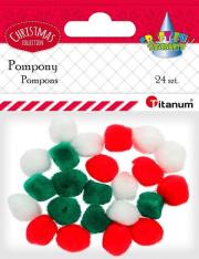 Opakowanie Pompony akrylowe mix 24 szt.