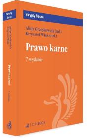PRAWO KARNE (wydanie 7). Stan prawny sierpień 2020. Autor: Alicja Grześkowiak, Wiak Krzysztof. Dadada.pl Okładka książki PRAWO KARNE (wydanie 7). Stan prawny sierpień 2020