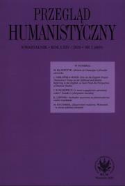 Przegląd Humanistyczny 2/2020. Autor: Mróz Maciej. Dadada.pl Okładka książki Przegląd Humanistyczny 2/2020