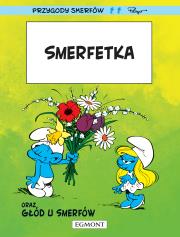 Przygoda Smerfów T.3 Smerfetka. Autor: Peyo, Yvan Delporte. Dadada.pl Okładka książki Przygoda Smerfów T.3 Smerfetka