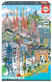 Opakowanie Puzzle 200 Barcelona G3