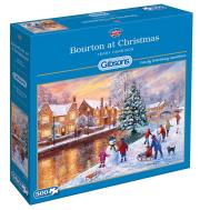 Puzzle 500 Wieś Bourton w świątecznym nastroju G3. Wydawca: Gibsons. Dadada.pl Opakowanie Puzzle 500 Wieś Bourton w świątecznym nastroju G3