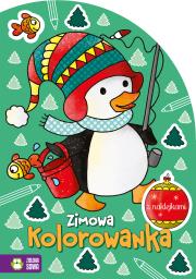 Świąteczne kolorowanki. Zimowa kolorowanka.. Autor: Opracowanie zbiorowe. Dadada.pl Okładka książki Świąteczne kolorowanki. Zimowa kolorowanka.