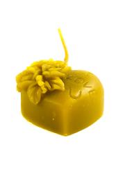 Zdjęcie produktu Świeca z wosku pszczelego serce I love you